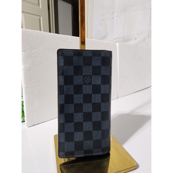 Authentic Louis Vuitton 2013 Damier Infini Brazza Wallet Grey/Black - Picture 4 of 14